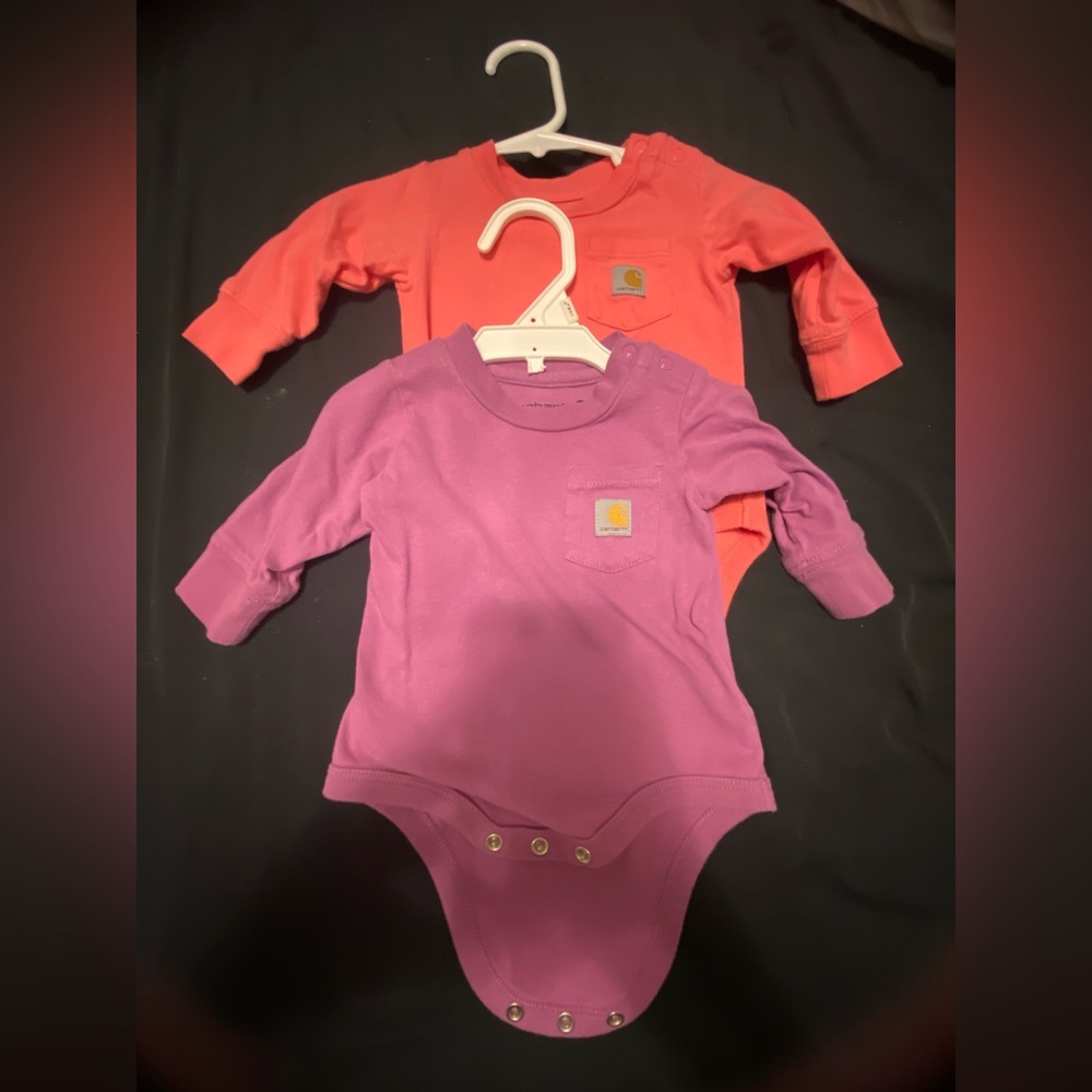 2 pair carhartt onesies